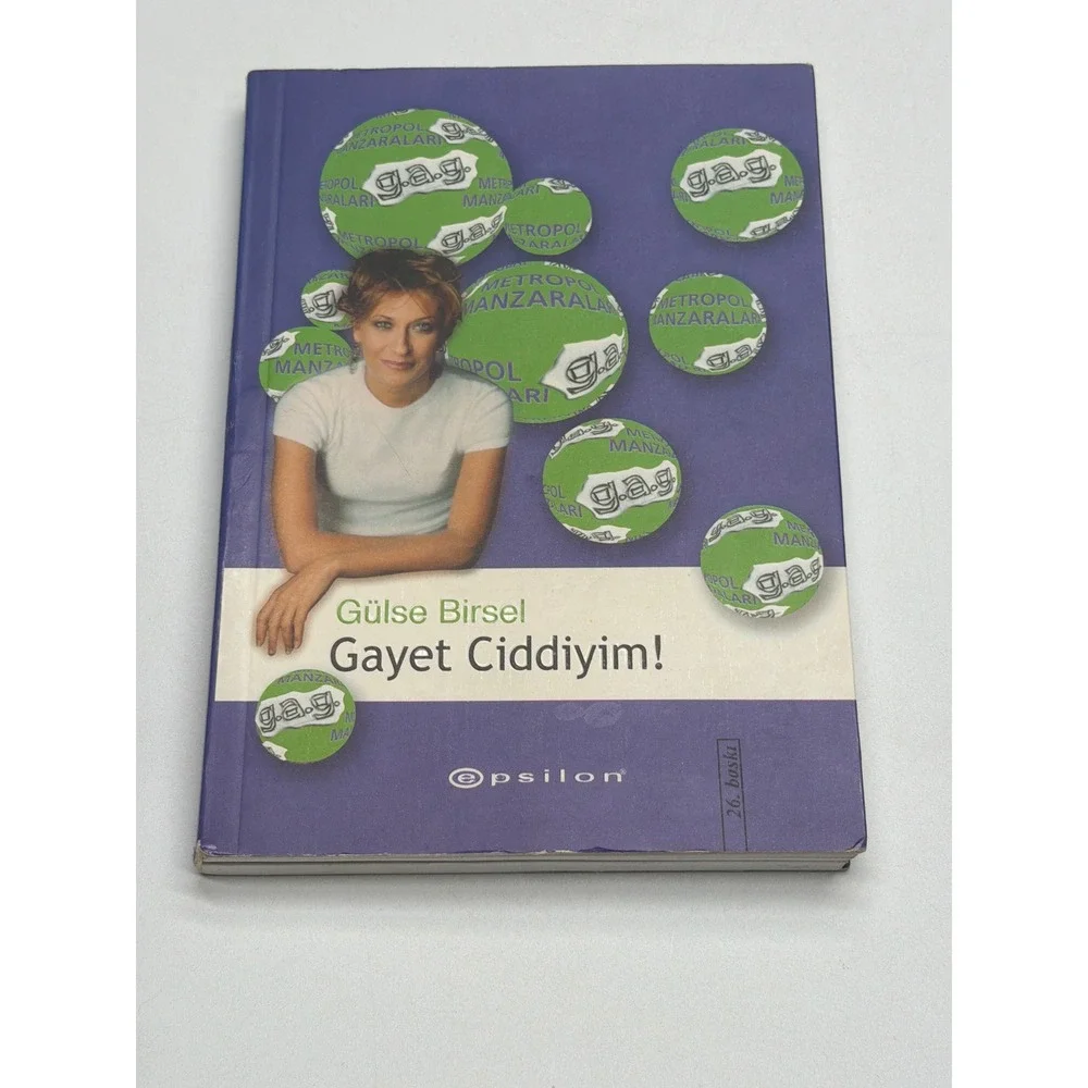 Gülse Birsel Gayet Ciddiyim Turkish Humor‎ Book Epsilon Yayinlari 26 Bask